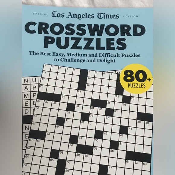 🧩❤️ BRAND NEW 5 pack WORD FIND CROSSWORD PUZZLE search LA TIMES LARGE EDITIONS - Picture 2 of 13